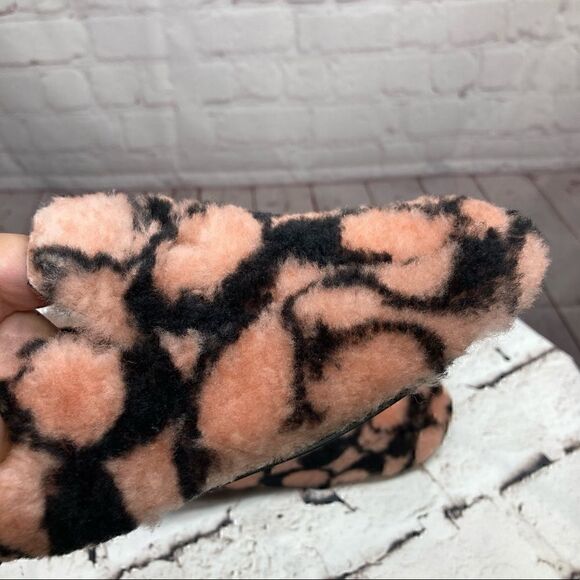 COACH Holly Smoking Slipper Plush Shearling & Leather NIB 7.5 - Picture 14 of 14